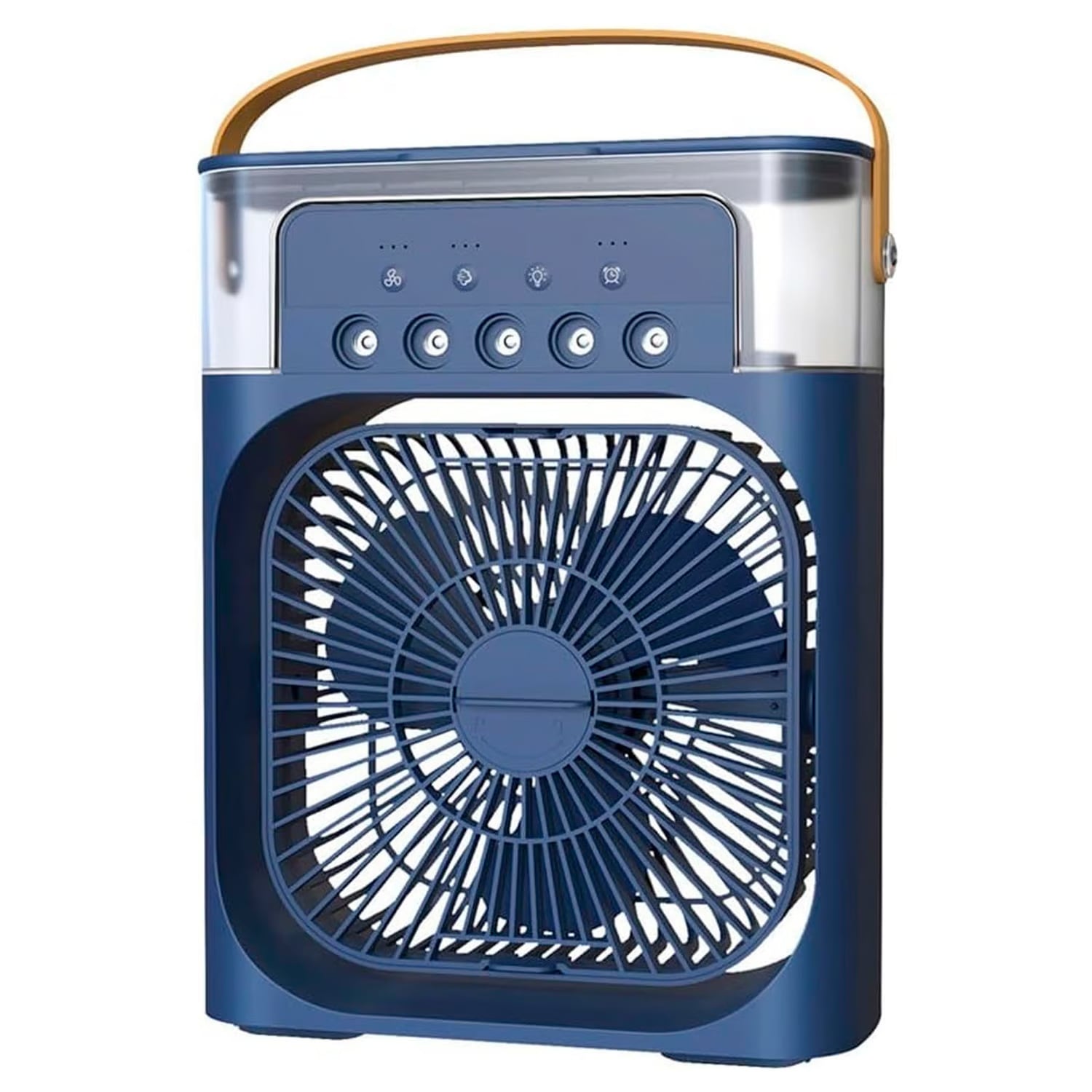 VENTILADOR PUNTOSTORE USB PORTÁTIL LED CON ROCIADOR AZUL PS - 1
