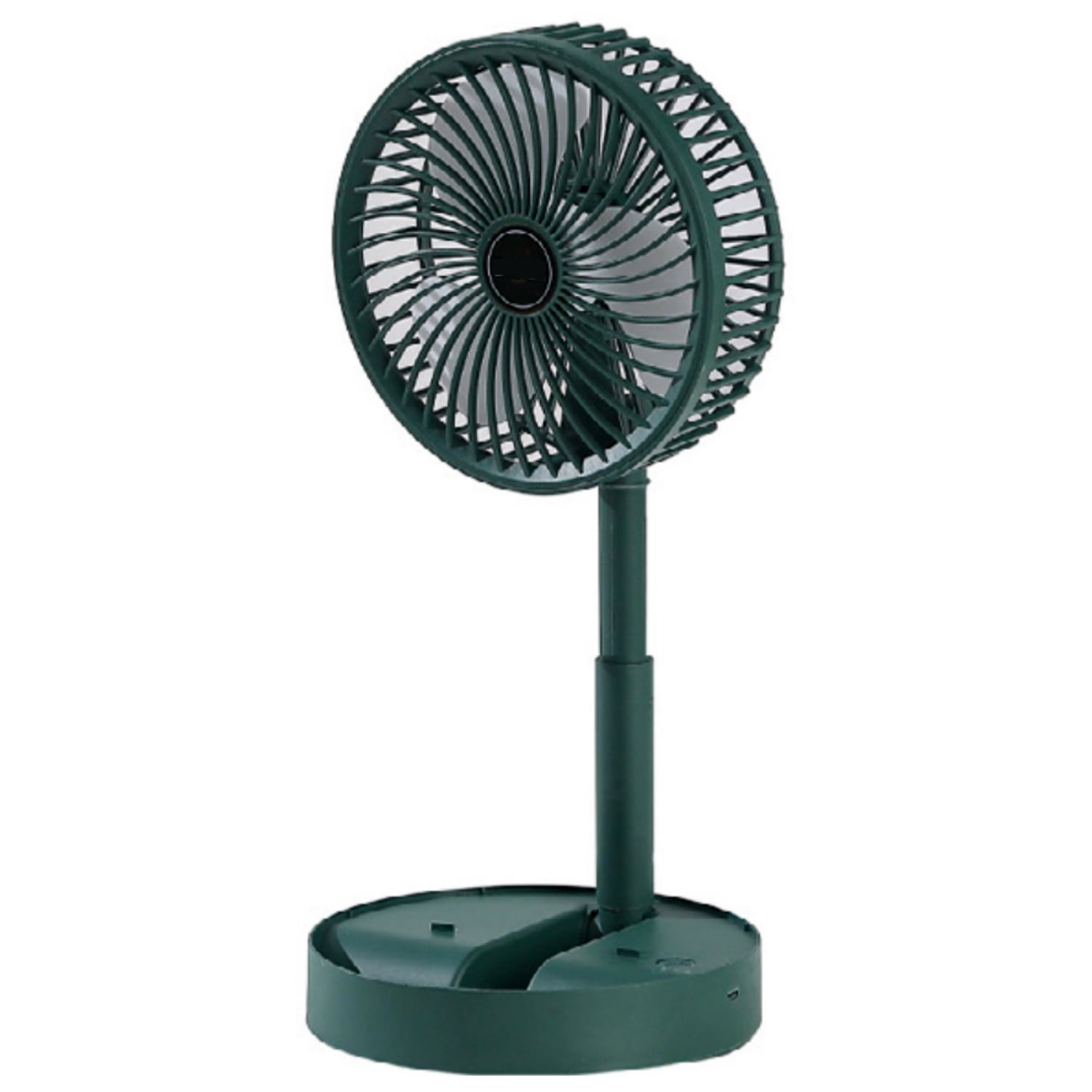 VENTILADOR PORTÁTIL TECNOLAB PLEGABLE CON PEDESTAL USB VERDE PS - 1