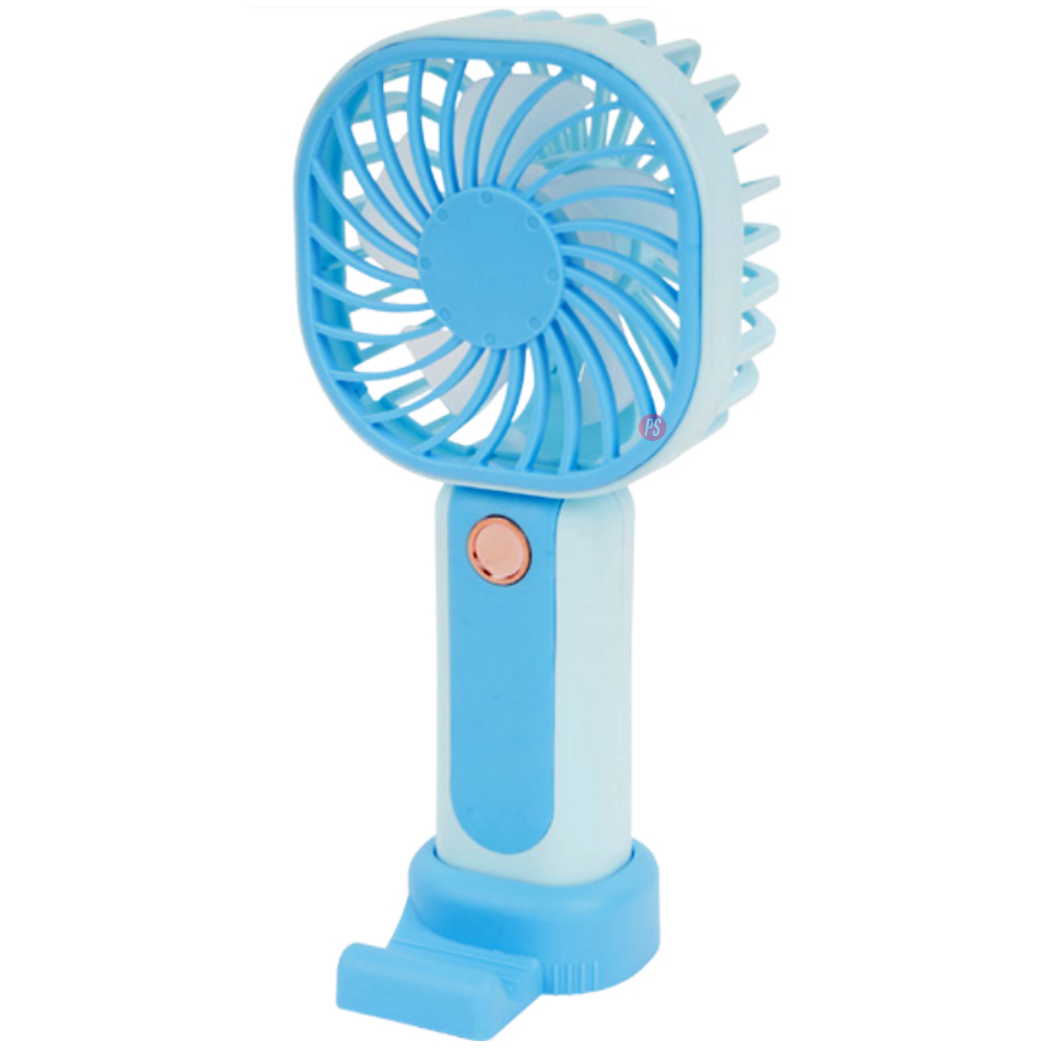 MINI VENTILADOR TECNOLAB DE MANO RECARGABLE CON USB AZUL PS - 2