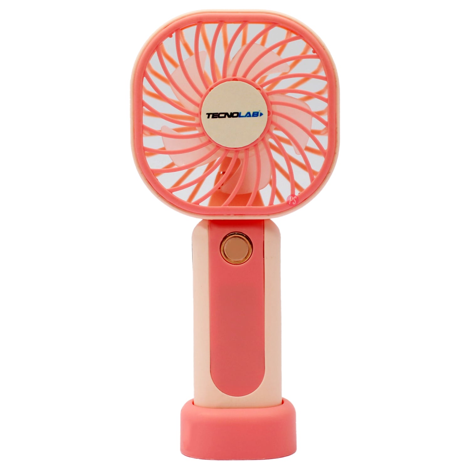 MINI VENTILADOR TECNOLAB DE MANO RECARGABLE CON USB ROSA PS - 2
