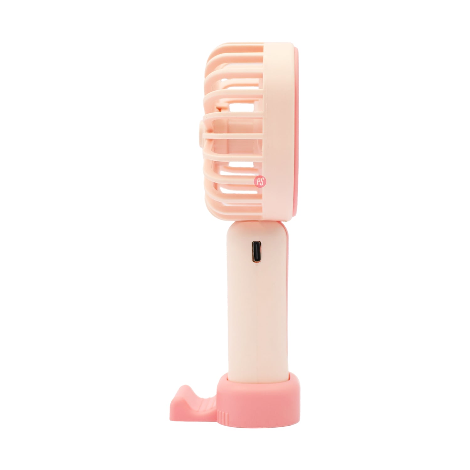 MINI VENTILADOR TECNOLAB DE MANO RECARGABLE CON USB ROSA PS - 4