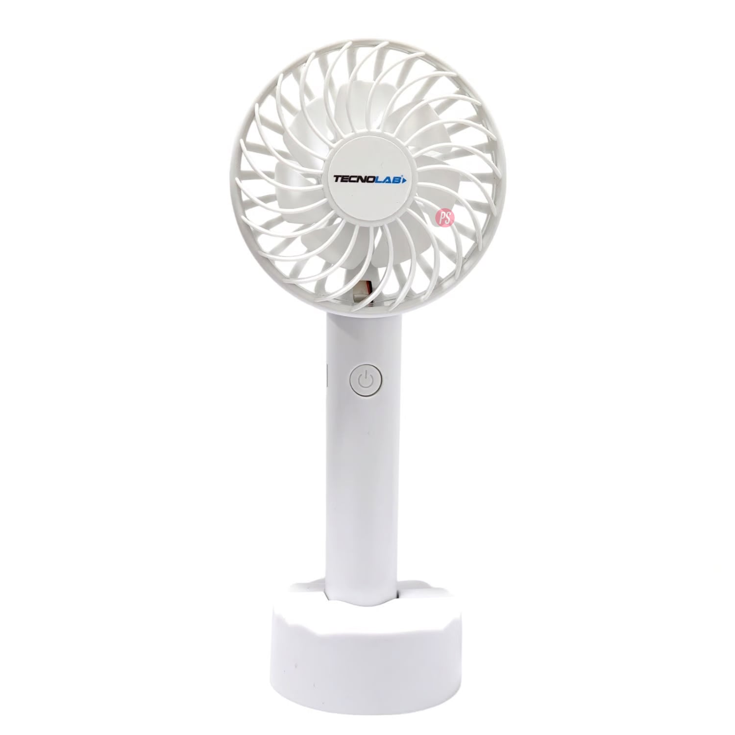 MINI VENTILADOR TECNOLAB DE MANO RECARGABLE 500MAH BLANCO PS - 2