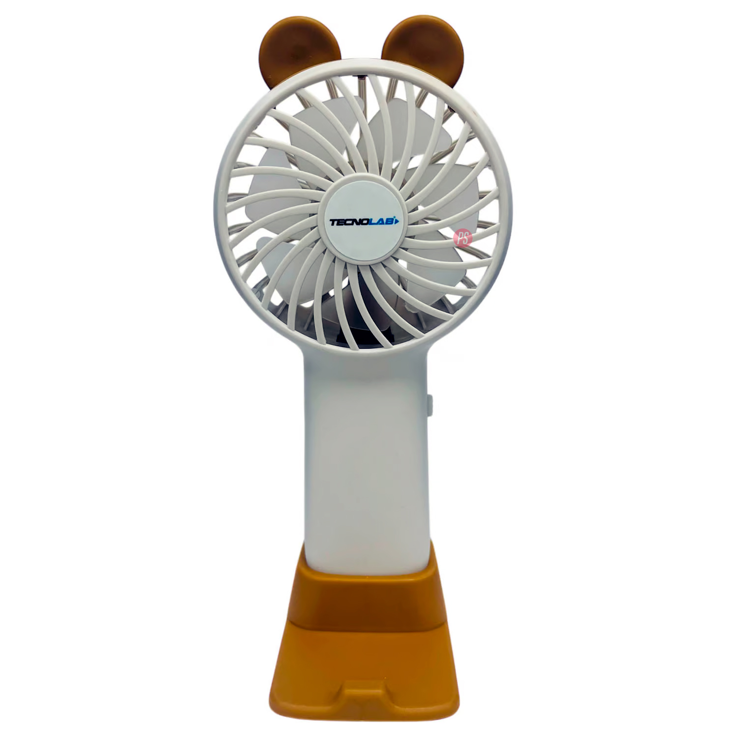 MINI VENTILADOR TECNOLAB DE MANO DISEÑO OSO RECARGABLE PS - 2