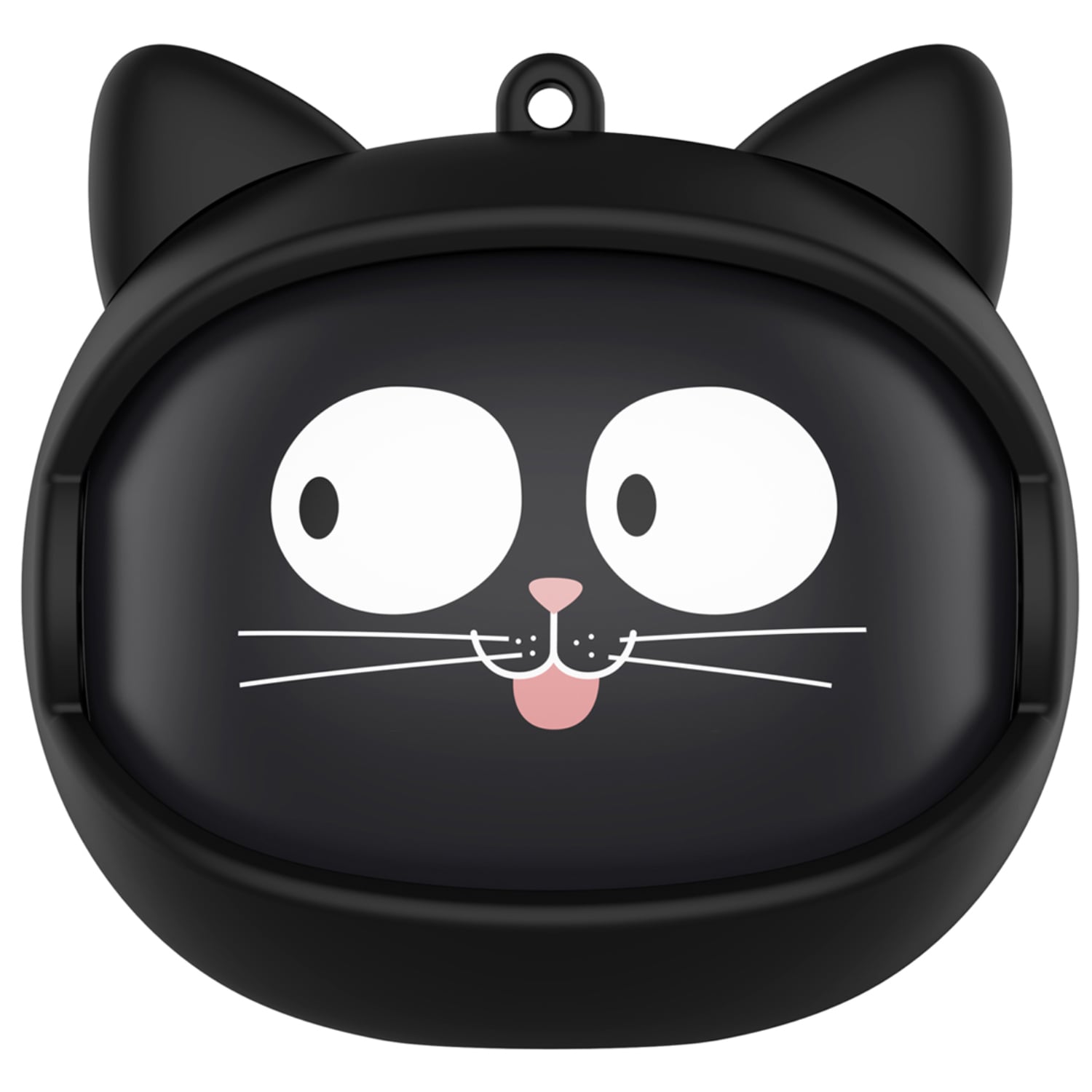 AUDÍFONOS BLUETOOTH CON CARAS SELECCIONABLES GATO NEGRO - PS - 1