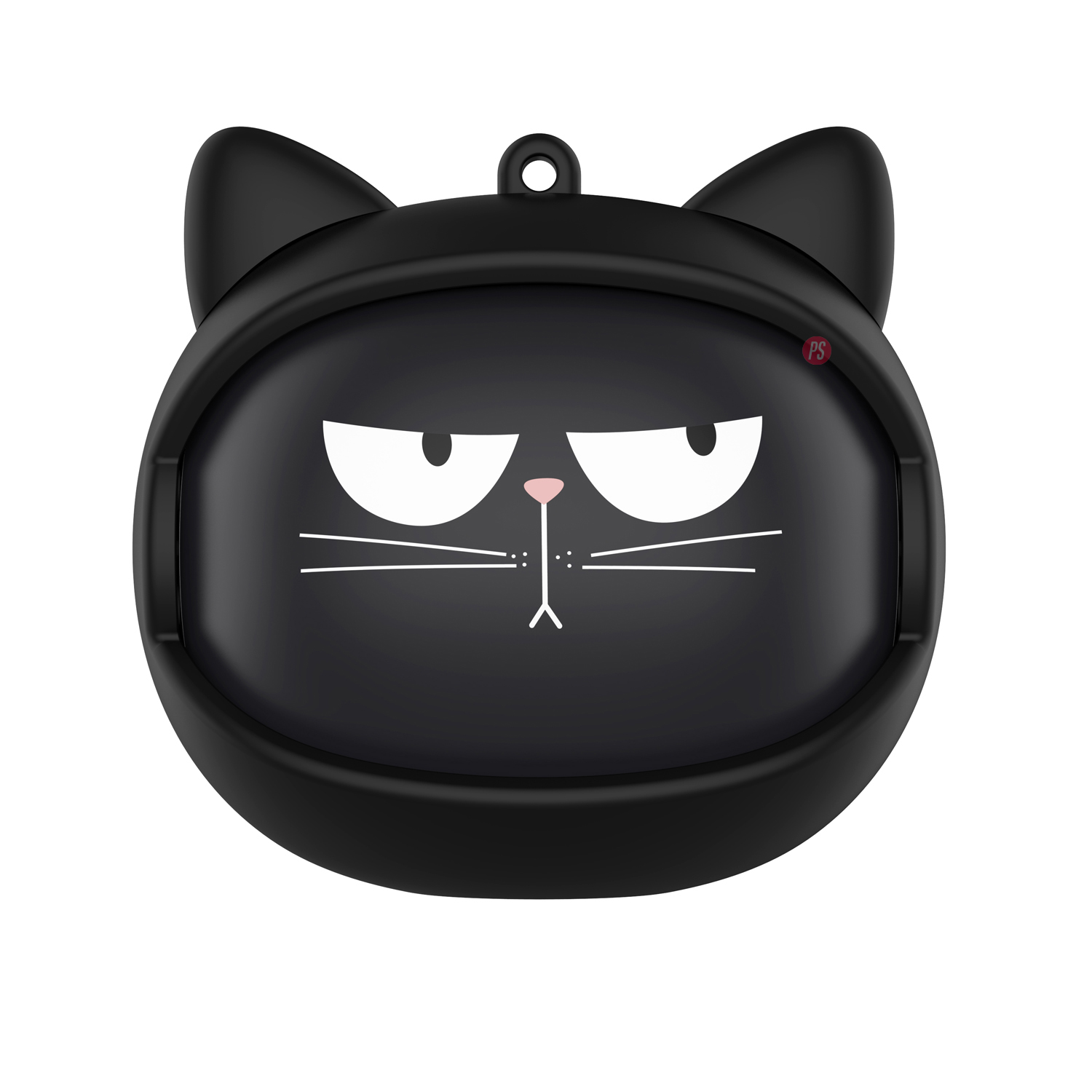 AUDÍFONOS BLUETOOTH CON CARAS SELECCIONABLES GATO NEGRO - PS - 4