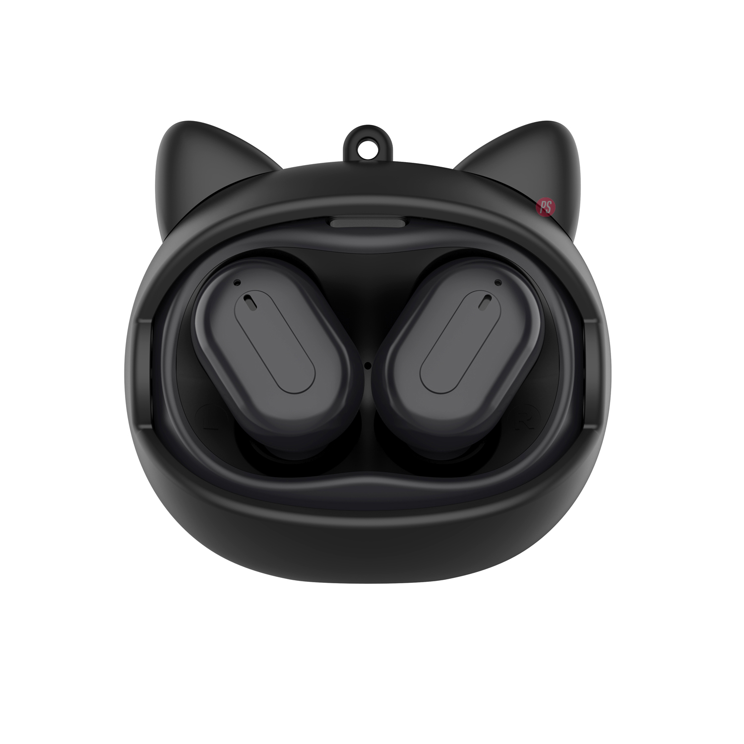 AUDÍFONOS BLUETOOTH CON CARAS SELECCIONABLES GATO NEGRO - PS - 5
