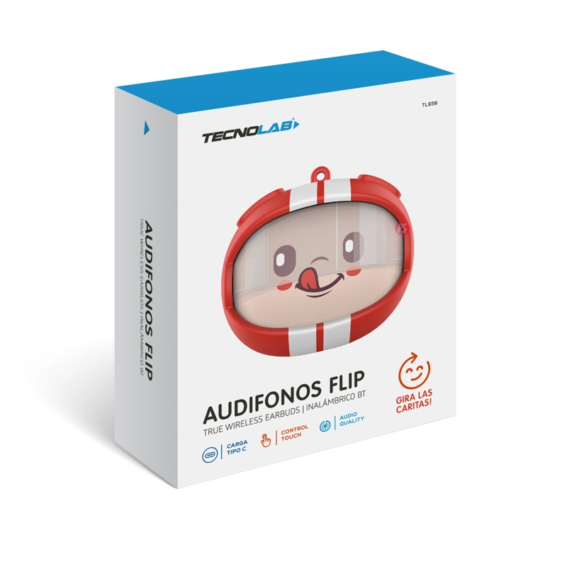 AUDÍFONOS BLUETOOTH TWS PILOTO CON CARAS SELECCIONABLES - PS - 7