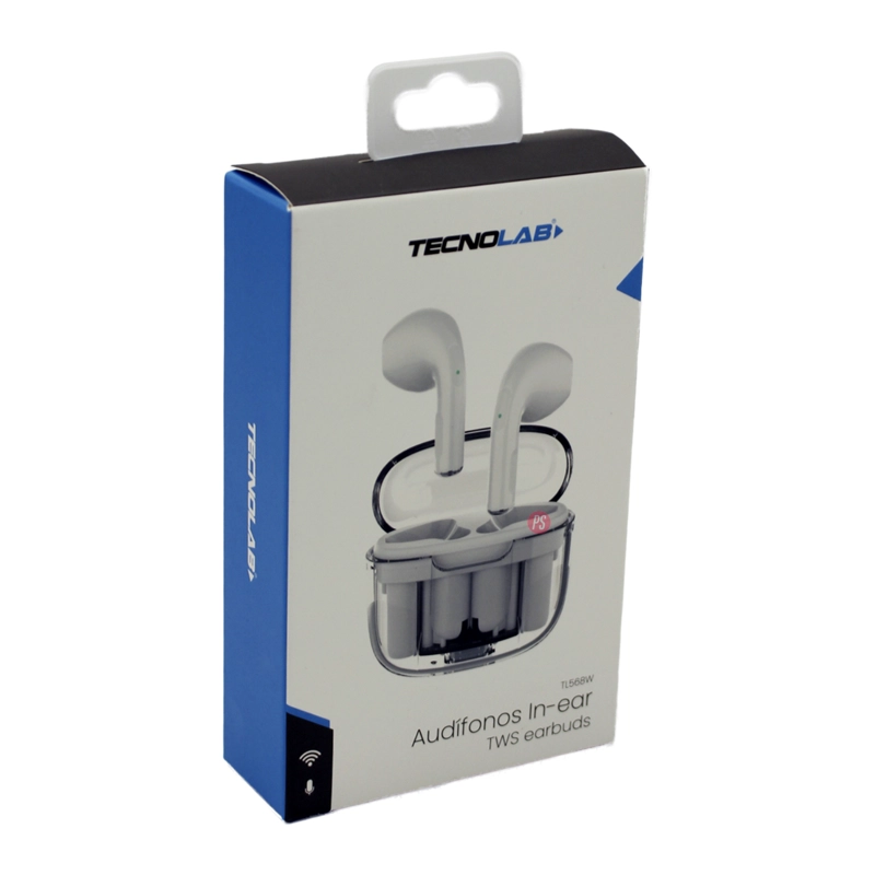 AUDÍFONOS BLANCO INALÁMBRICOS BLUETOOTH TWS - PS - 3