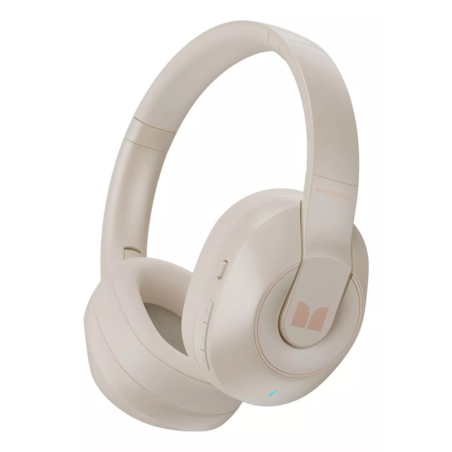 AUDÍFONOS MONSTER BLUETOOTH XKH01 BEIGE ALTA FIDELIDAD - PS - 1