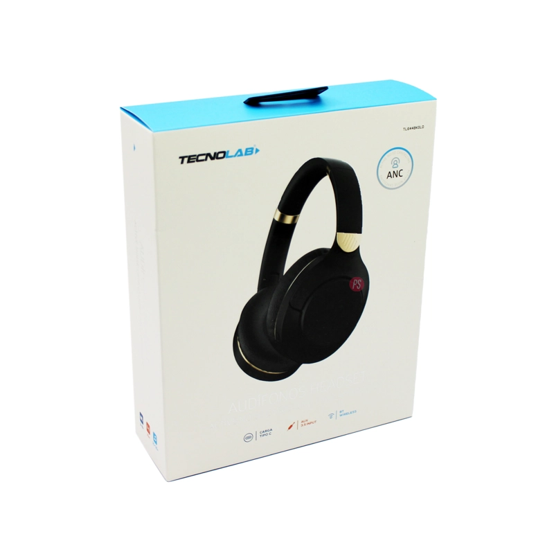 AUDÍFONOS BLUETOOTH CON CANCELACIÓN DE SONIDO ANC ROSA - PS - 2
