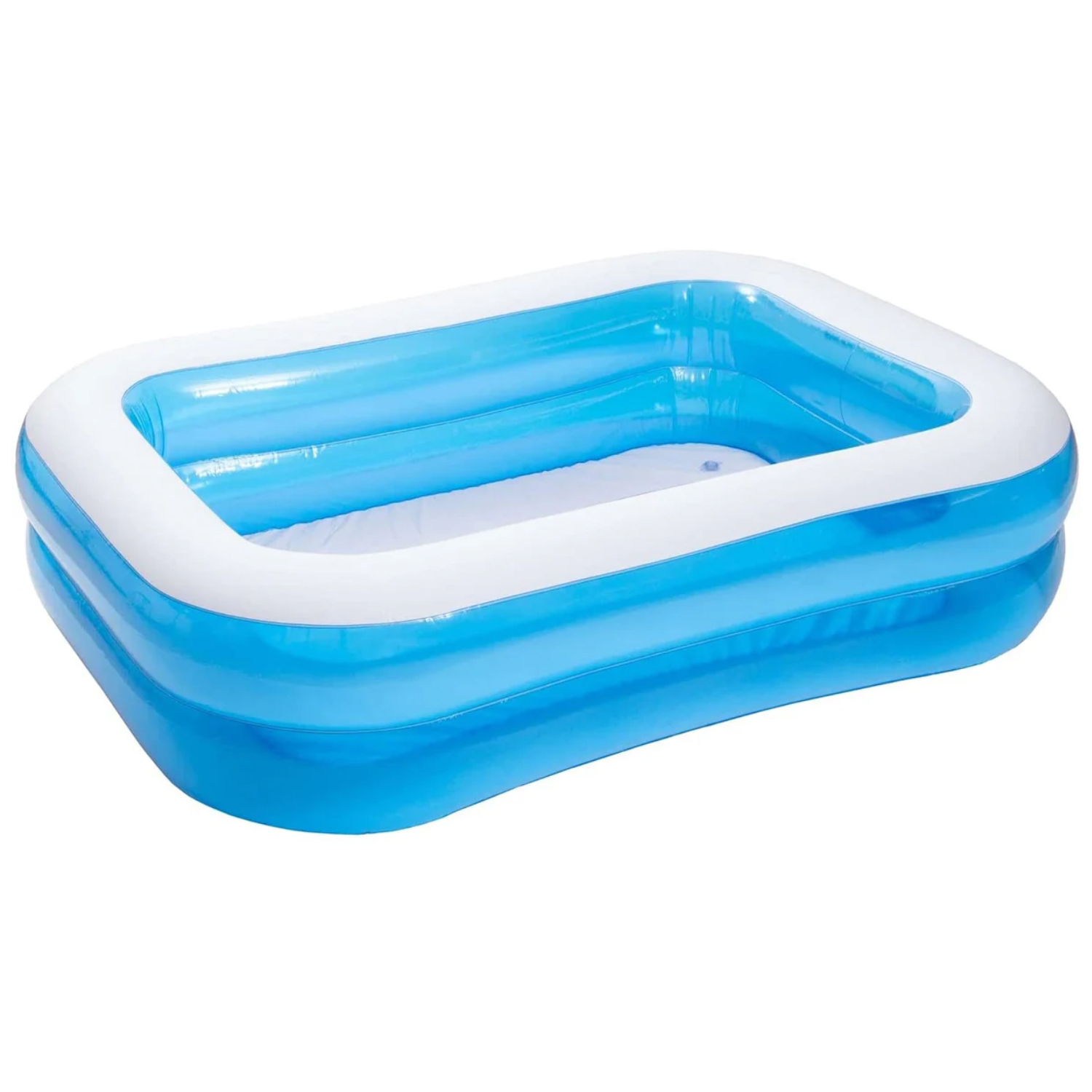 PISCINA INFLABLE PUNTOSTORE 201X150X50 CM CON 2 ANILLOS - 1