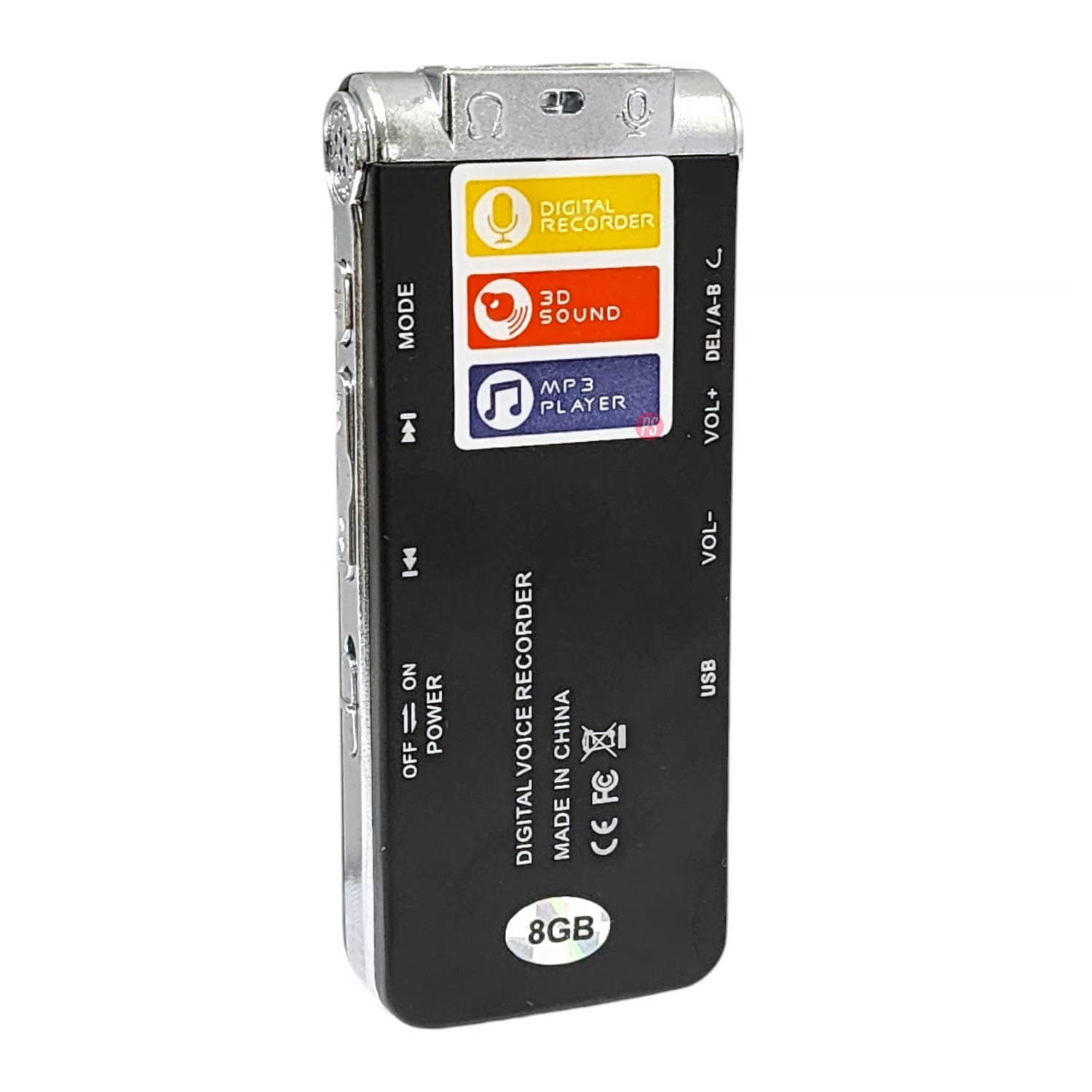 GRABADOR DIGITAL DE VOZ 8GB CON ALTAVOZ - PS - 2