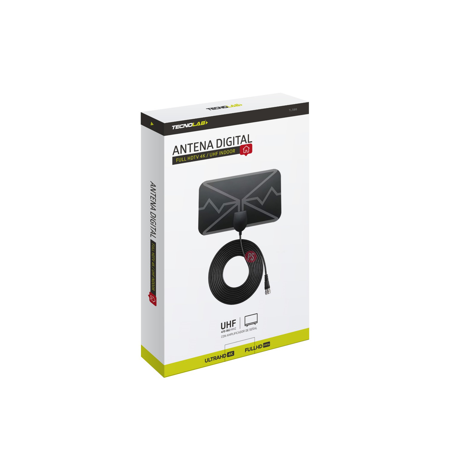 ANTENA DIGITAL TV 25DB INTERIOR/EXTERIOR CON AMPLIFICADOR - PS - 6