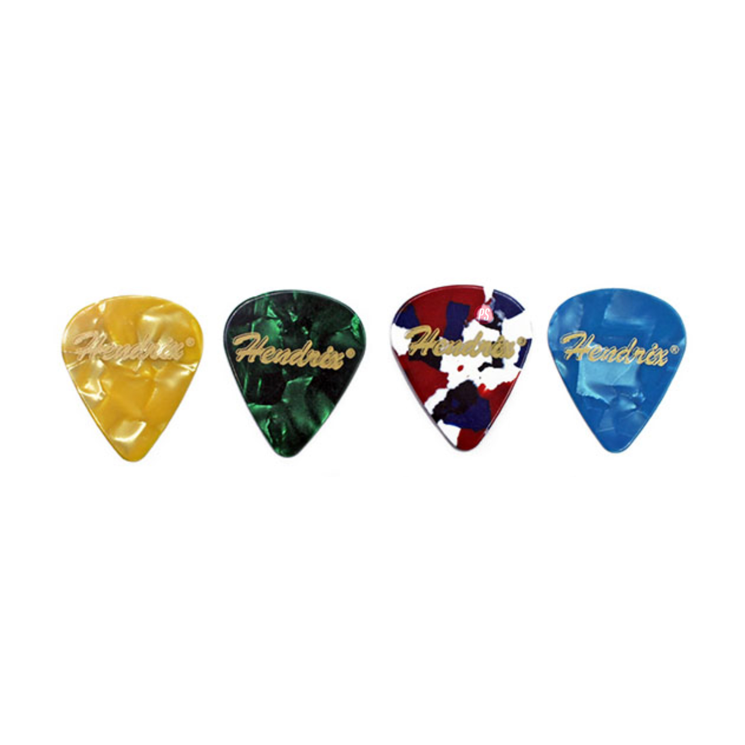 SET DE 600 UÑETAS PARA GUITARRA COLORES Y TEXTURAS - PS - 2