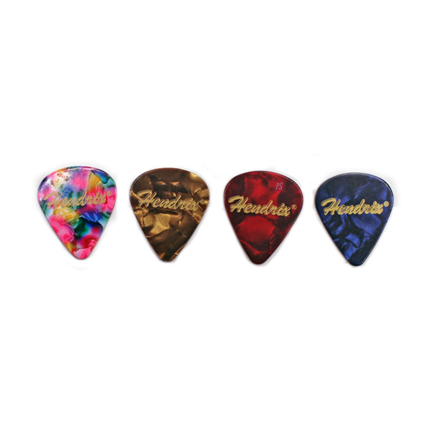 SET DE 600 UÑETAS PARA GUITARRA COLORES Y TEXTURAS - PS - 3