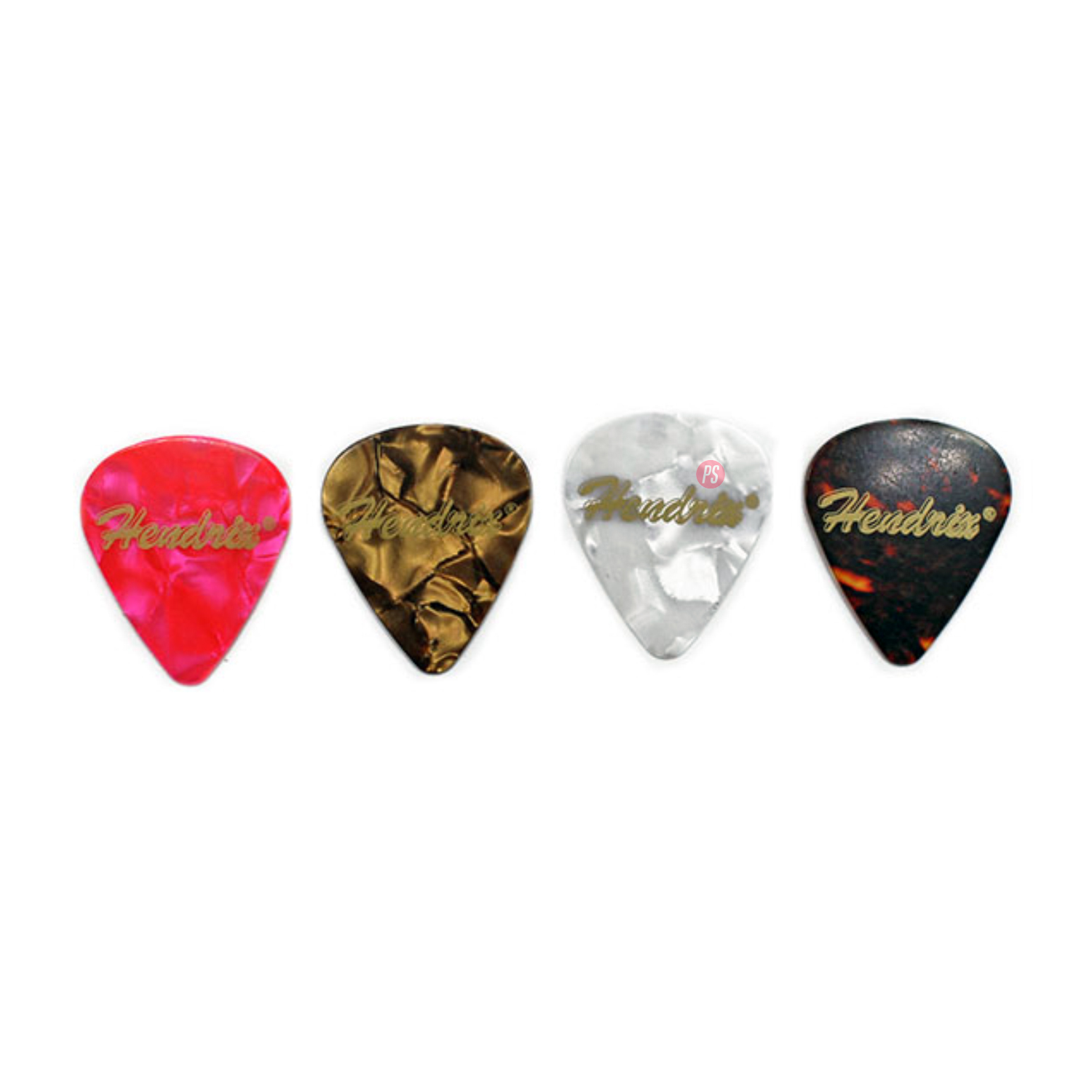 SET DE 600 UÑETAS PARA GUITARRA COLORES Y TEXTURAS - PS - 4