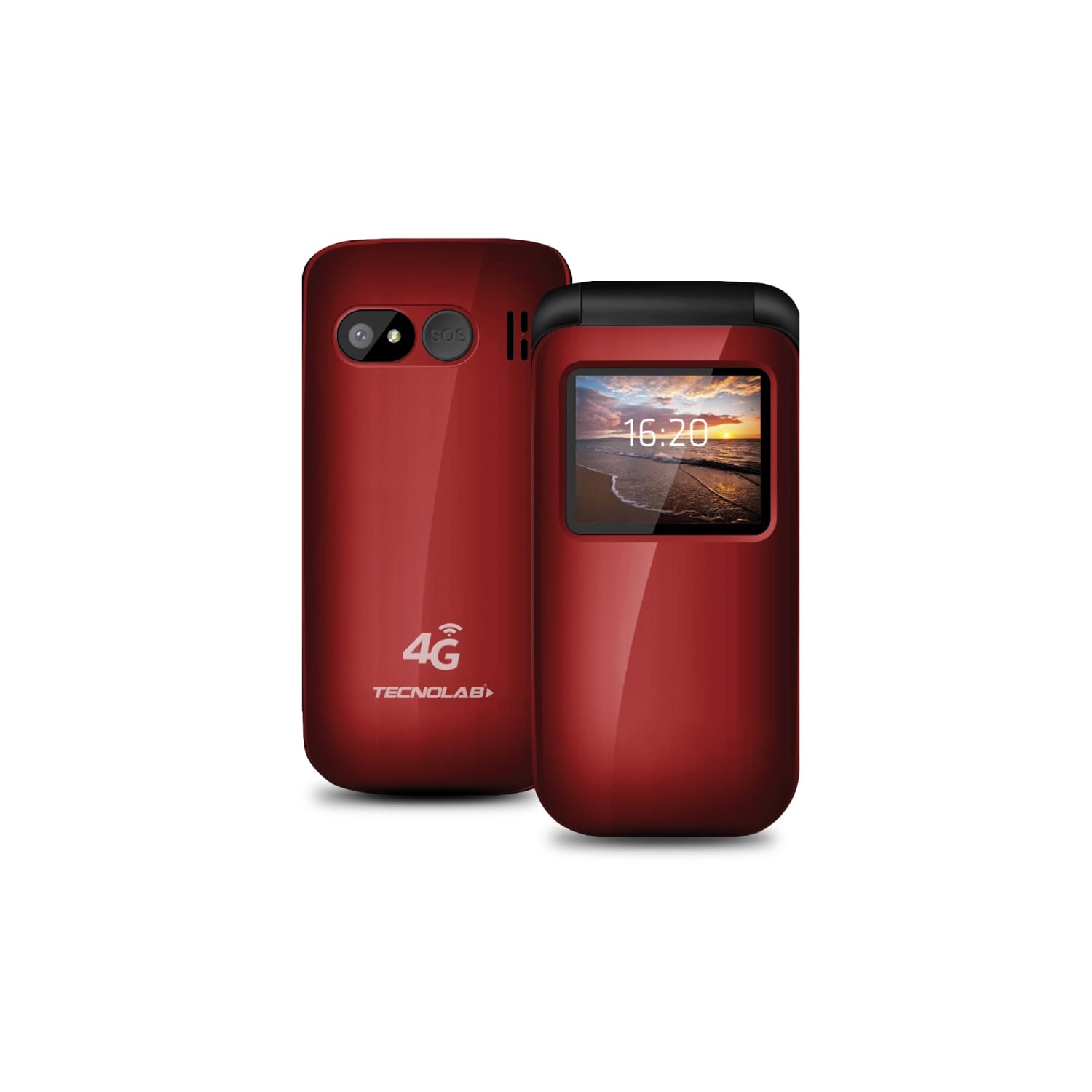 CELULAR SENIOR ADULTO MAYOR 4G ALMEJA ROJO - PS - 1