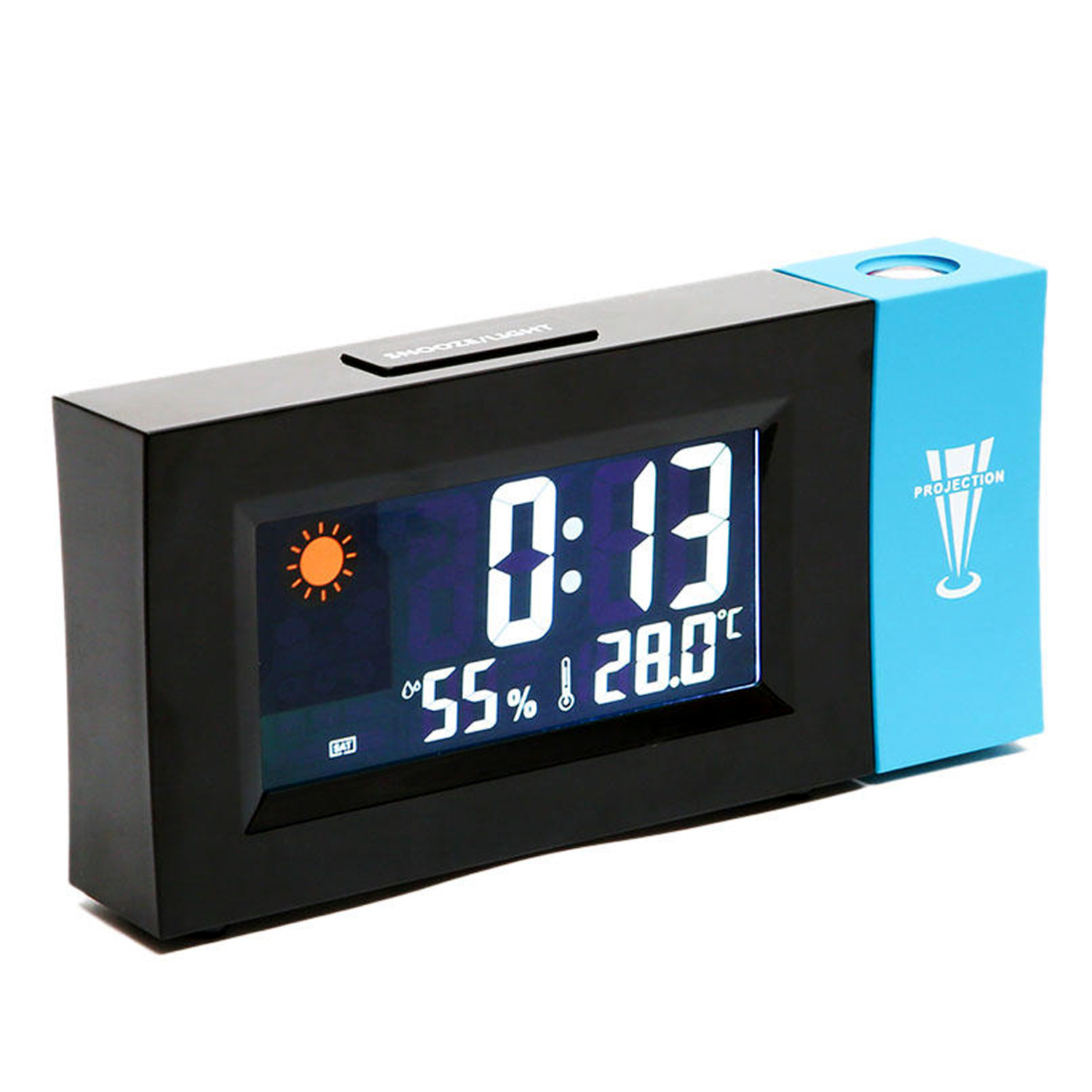 RELOJ DESPERTADOR PROYECCION Y FUNCION METEOROLOGICA - PS