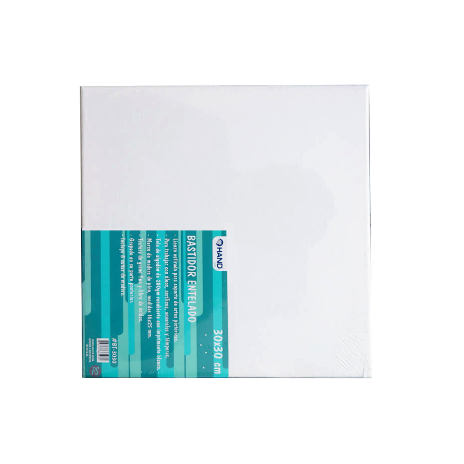 BASTIDOR HAND ENTELADO 30X30CMS 280GRS - 2