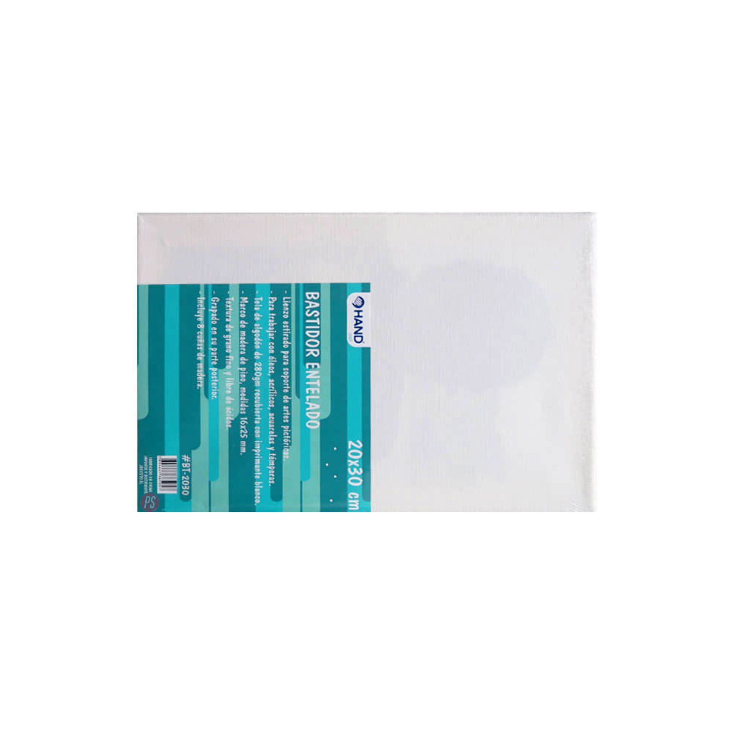 BASTIDOR HAND ENTELADO 20X30CMS 280G BLANCO - 2