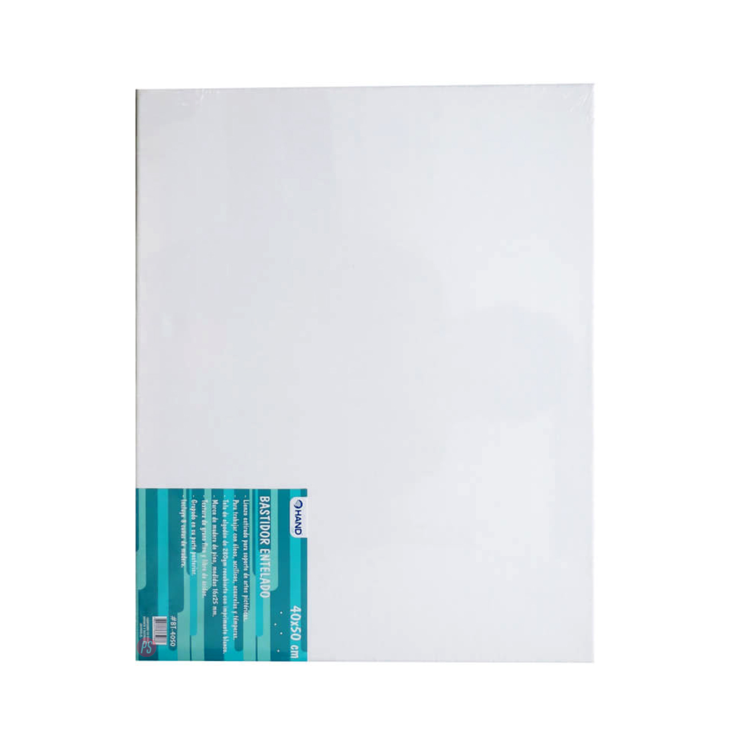 BASTIDOR HAND ENTELADO 40X50CMS 280G BLANCO - 2
