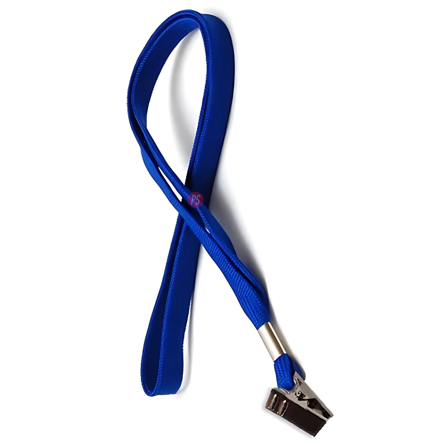 PACK 100 CINTAS PUNTOSTORE PORTA CREDENCIAL AZUL APRETADOR METAL - 2