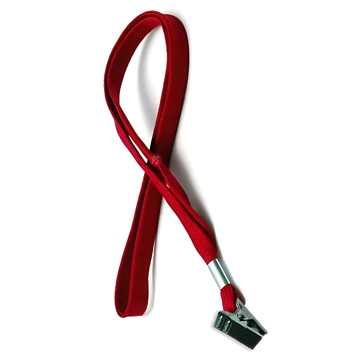 PACK PUNTOSTORE 100 CINTAS PORTA CREDENCIAL ROJO APRETADOR METAL - 2