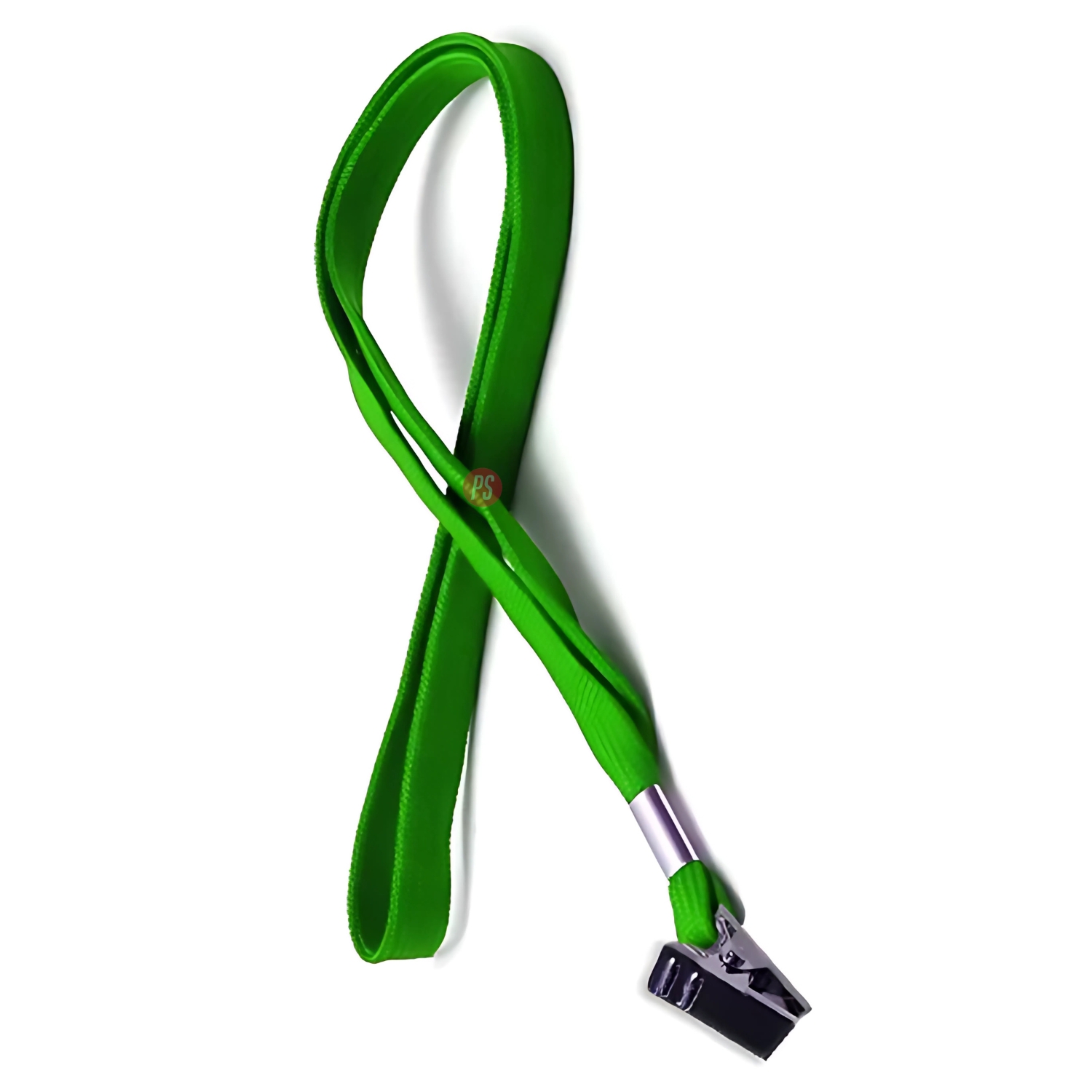 PACK PUNTOSTORE 100 CINTAS PORTA CREDENCIAL VERDE APRETADOR METAL - 2
