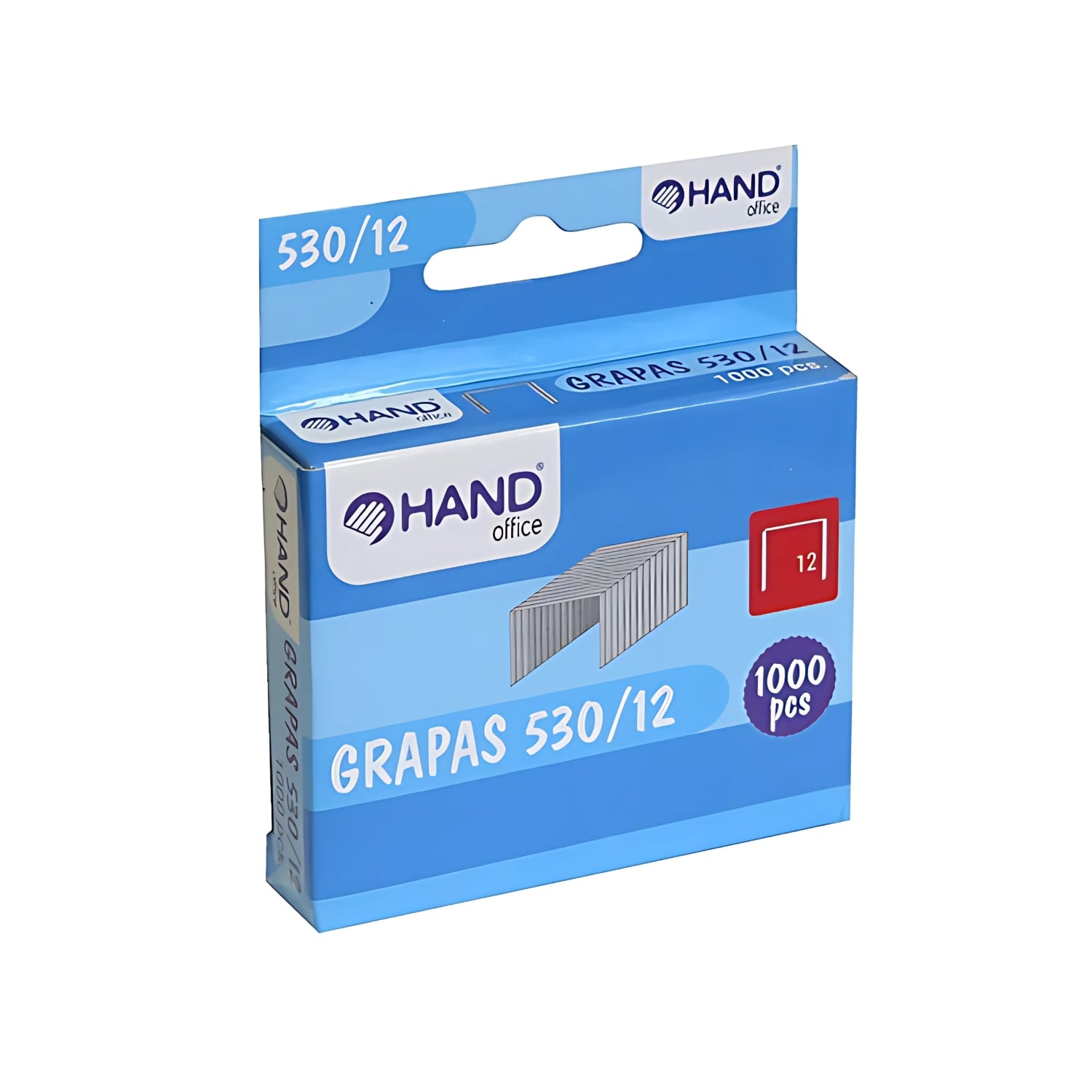CAJA 1000 GRAPAS HAND ACERO 12MM - 1