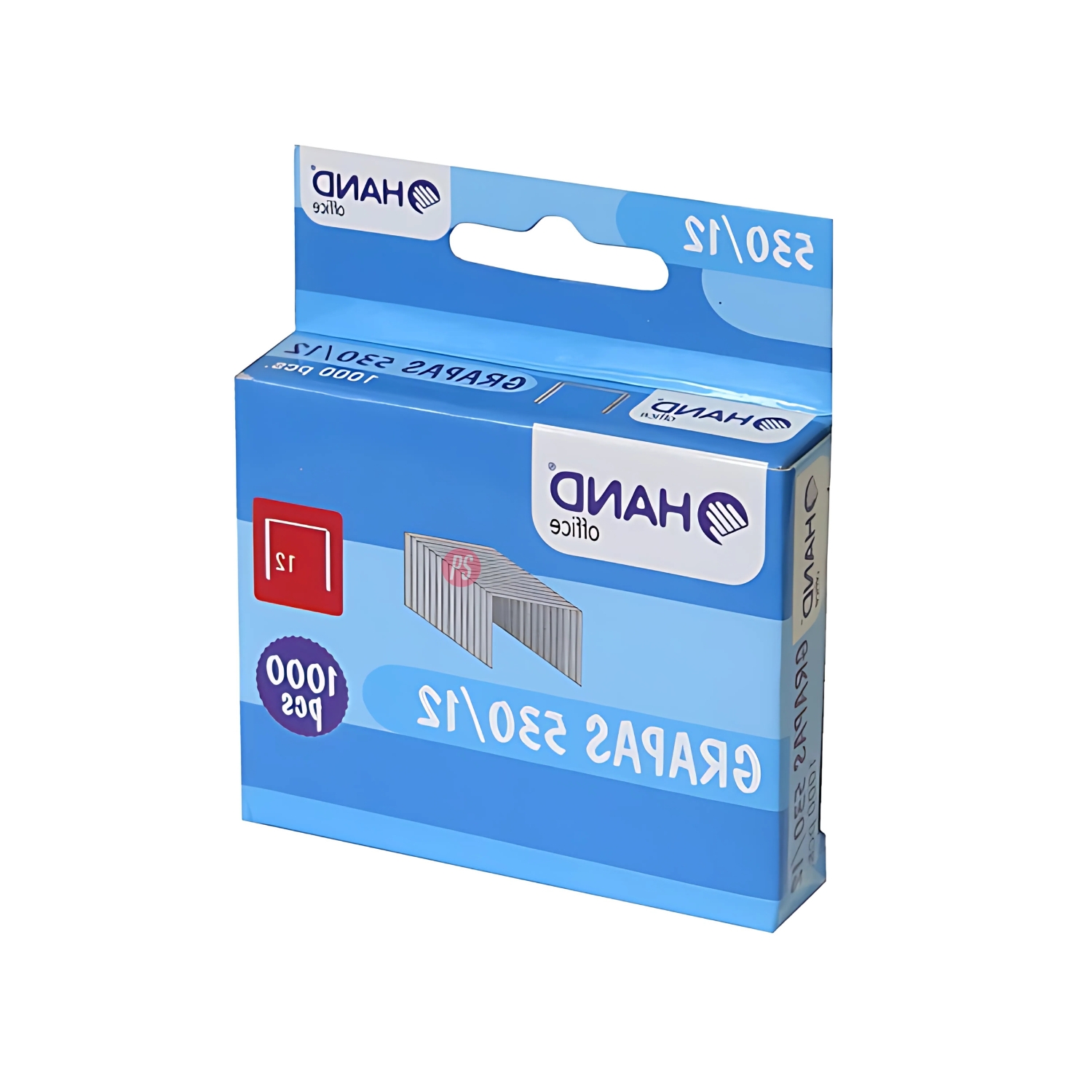 CAJA 1000 GRAPAS HAND ACERO 12MM - 2