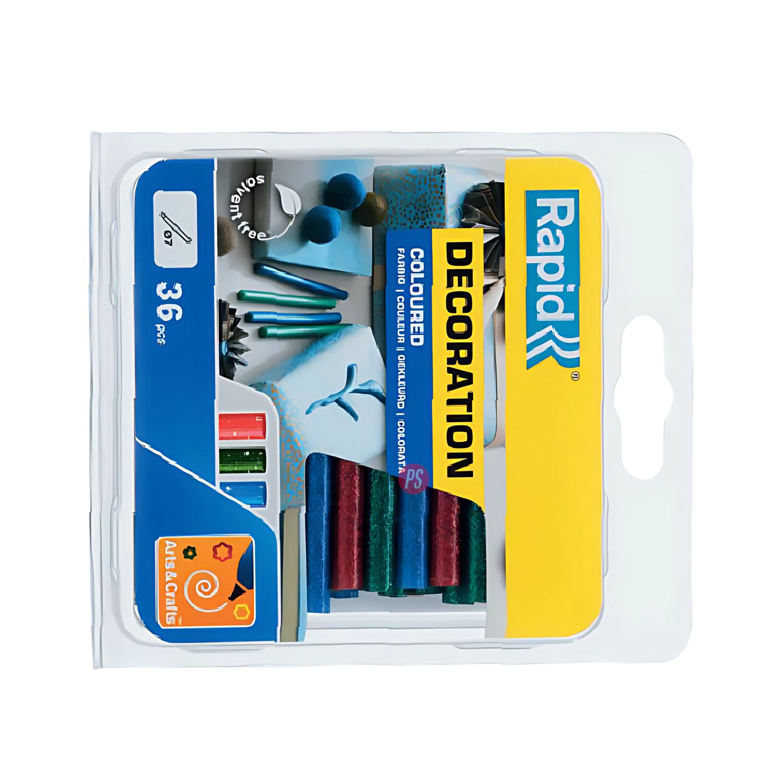 BARRA SILICONA RAPID 36 GLITTER 7MM X 90MM COLORES PS - 2