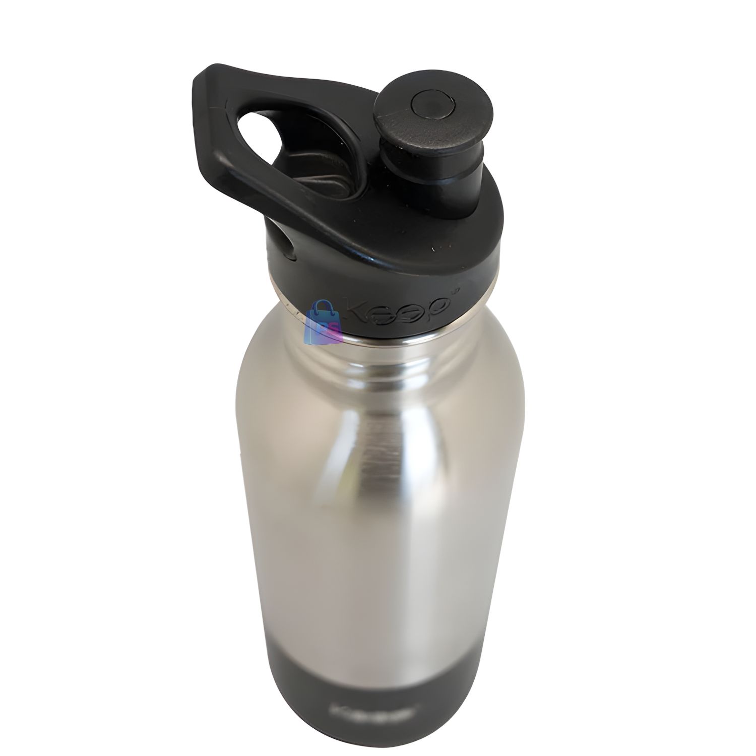 Botella Metálica Keep 600ml Acero Inoxidable Negro - PS - 2