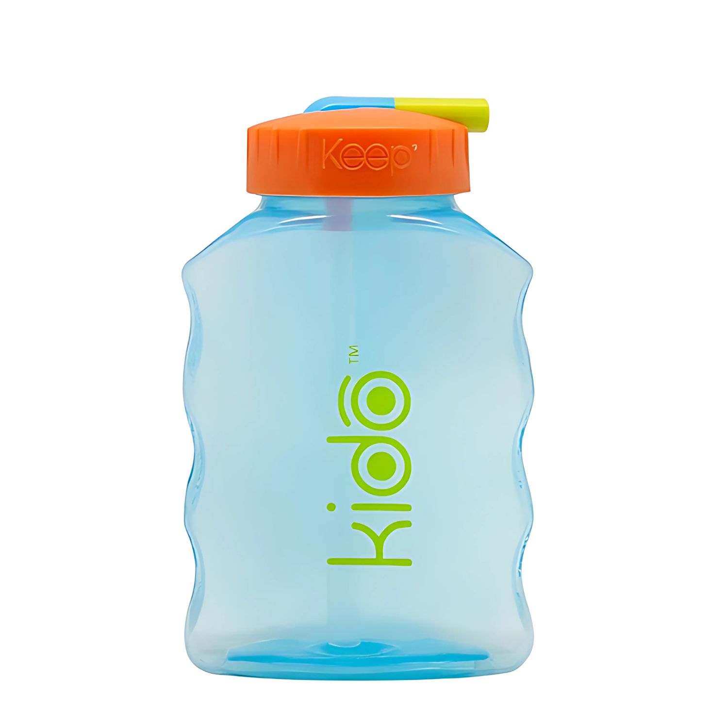 BOTELLA TOMA JUGO NIÑOS BOMBILLA KIDO COLOR AZUL - PS - 1