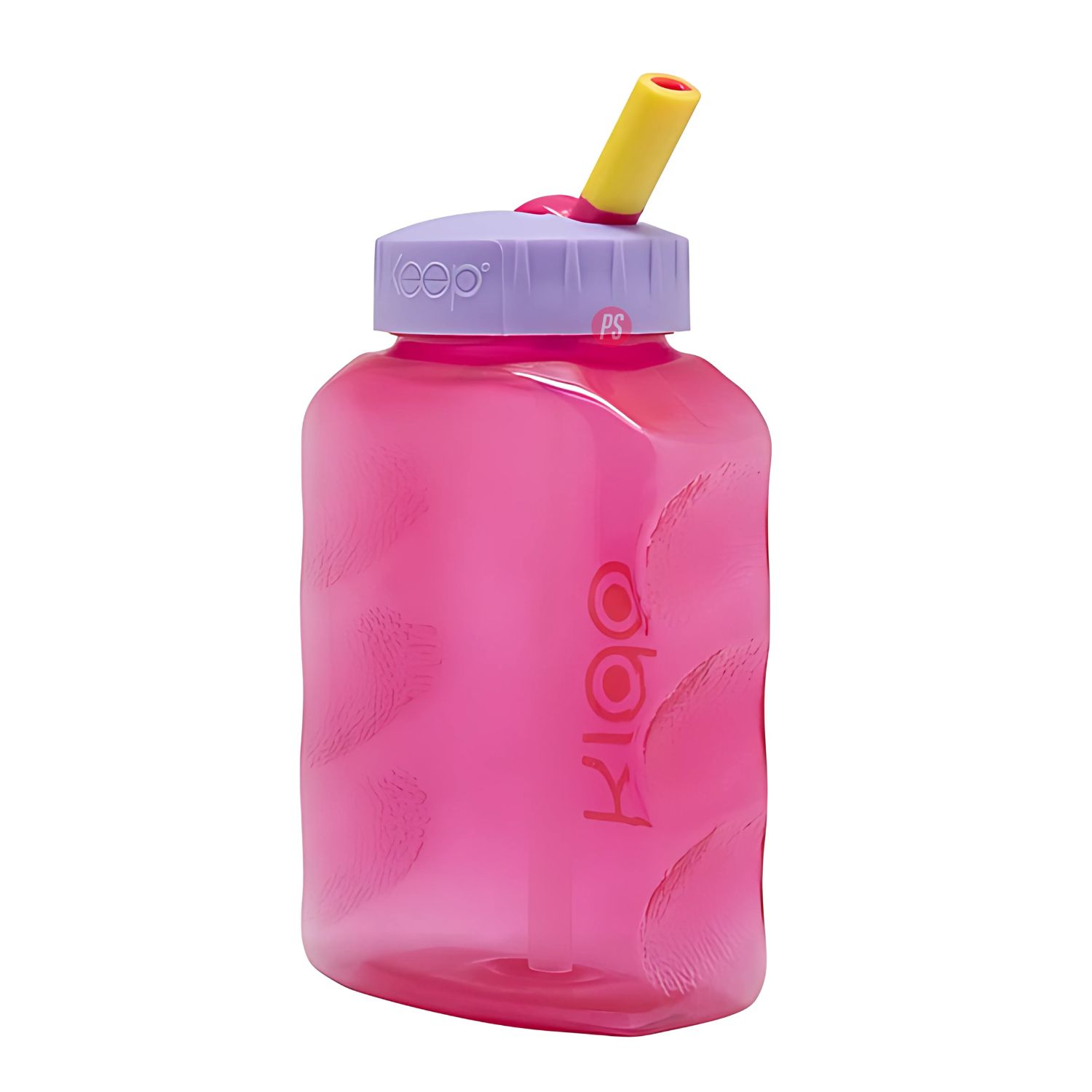 BOTELLA TOMA JUGO NIÑOS BOMBILLA KIDO COLOR AZUL - PS - 2