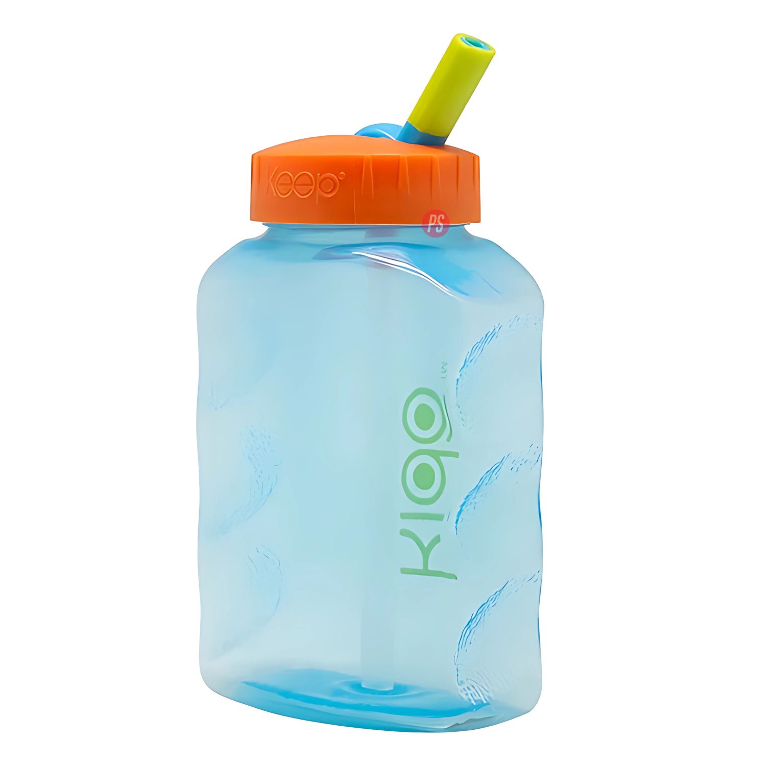 BOTELLA TOMA JUGO NIÑOS BOMBILLA KIDO COLOR AZUL - PS - 2