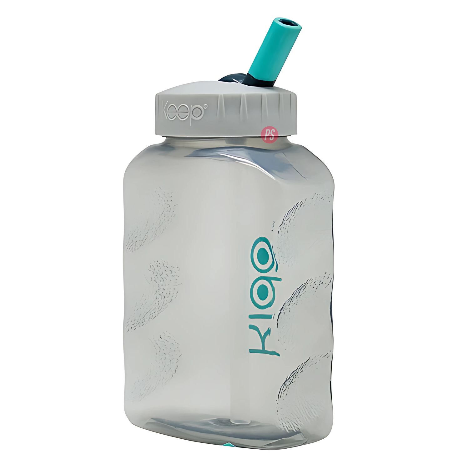 BOTELLA TOMA JUGO NIÑOS BOMBILLA KIDO COLOR AZUL - PS - 9
