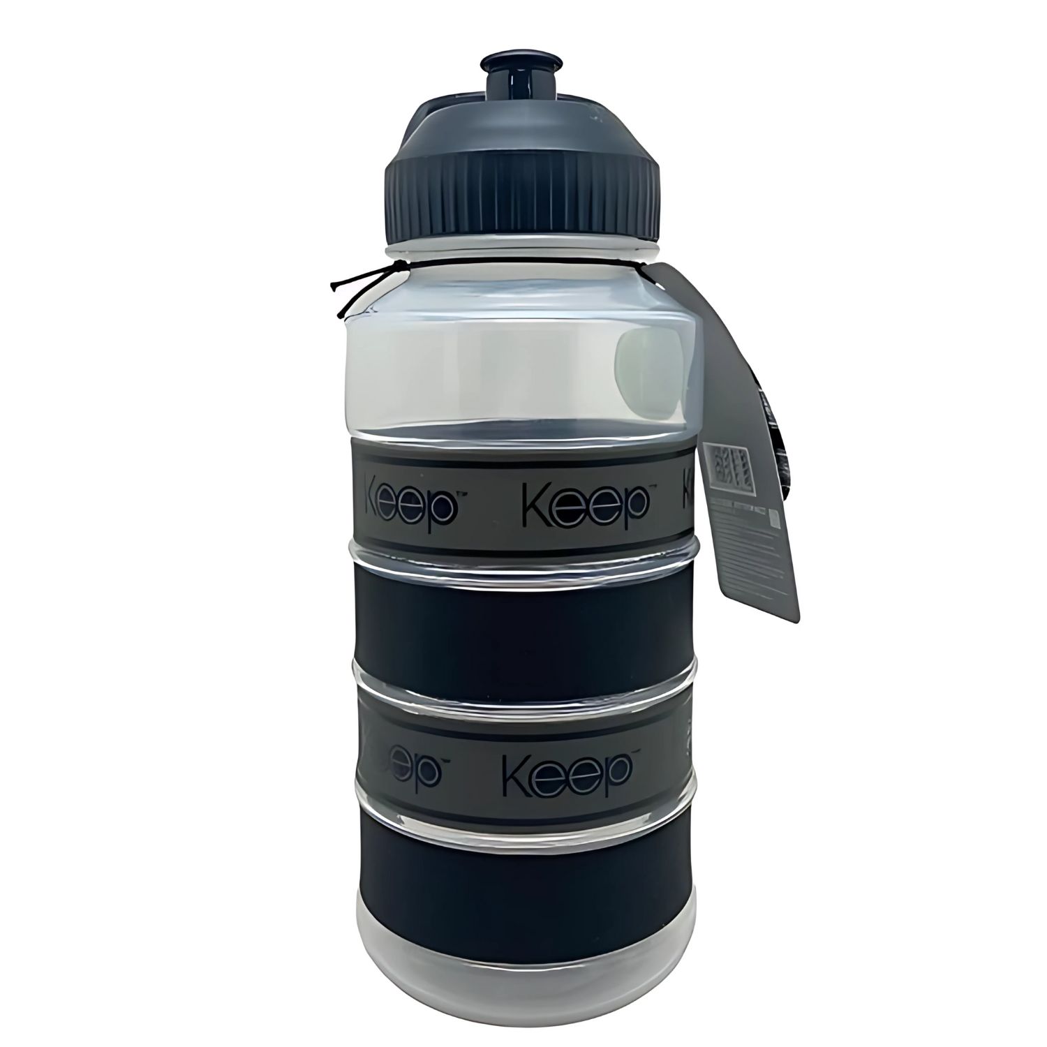 BOTELLA BIG BANDS 1L KEEP DISEÑO NEGRO - PS - 1