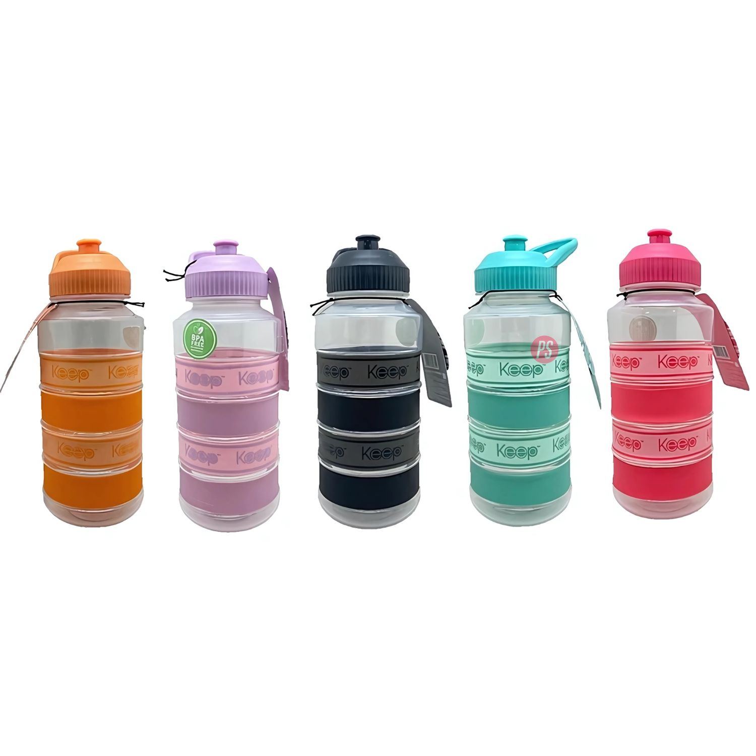 BOTELLA BIG BANDS 1L KEEP DISEÑO NEGRO - PS - 2