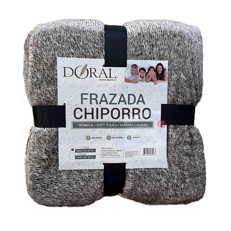 Frazada Chiporro Two Tones 1.5 Plazas Tonos Oscuros - PS - 2