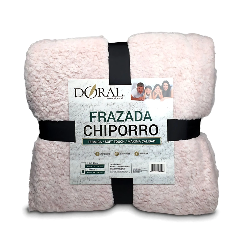 Frazada Chiporro Two Tones 2 Plazas Tonos Claros - PS - 1
