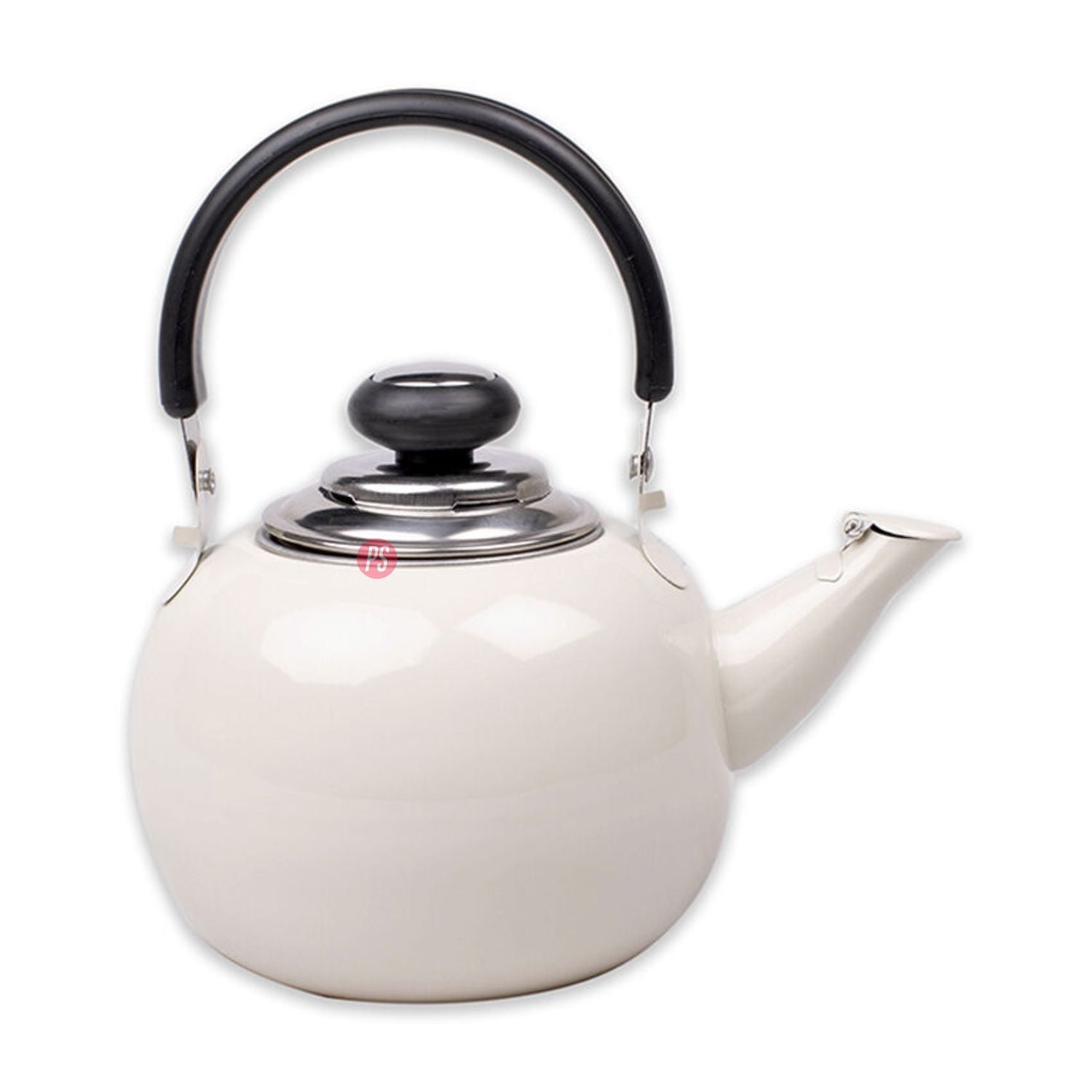 TETERA DE ACERO INOXIDABLE 800ML COLOR MARFIL - PS - 4
