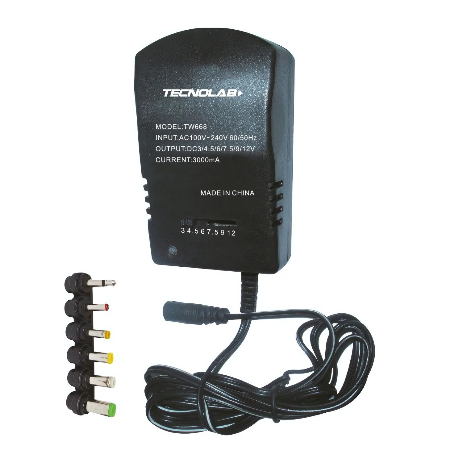 ADAPTADOR UNIVERSAL DE CORRIENTE 3V-12V 36W - PS - 1