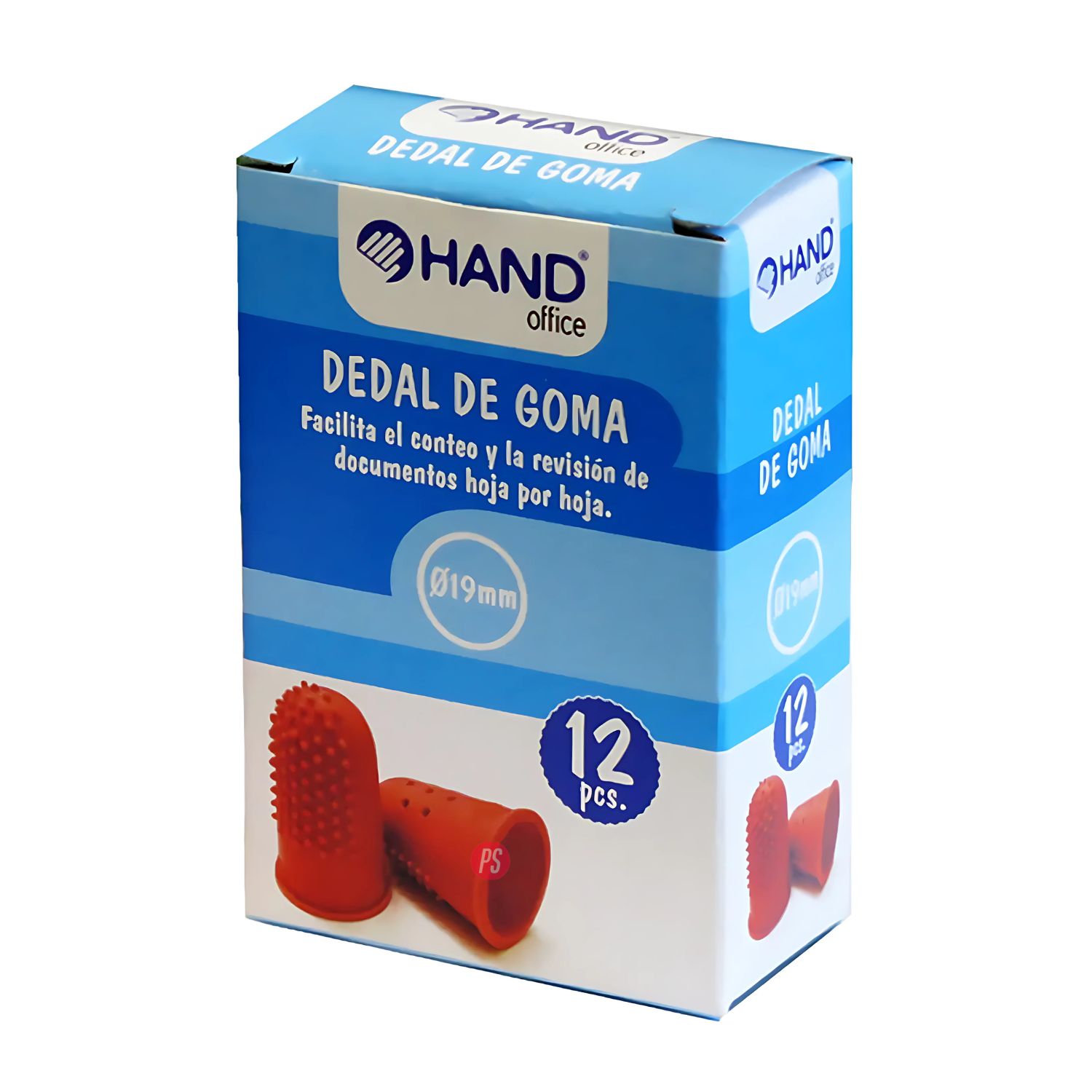 PACK 12 DEDALES DE GOMA 19MM NÚMERO 13 - PS - 2