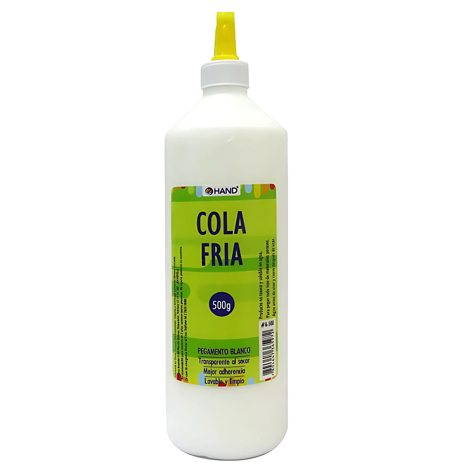 PEGAMENTO COLA FRÍA BLANCO BOTELLA NO TÓXICO 500G - PS - 1