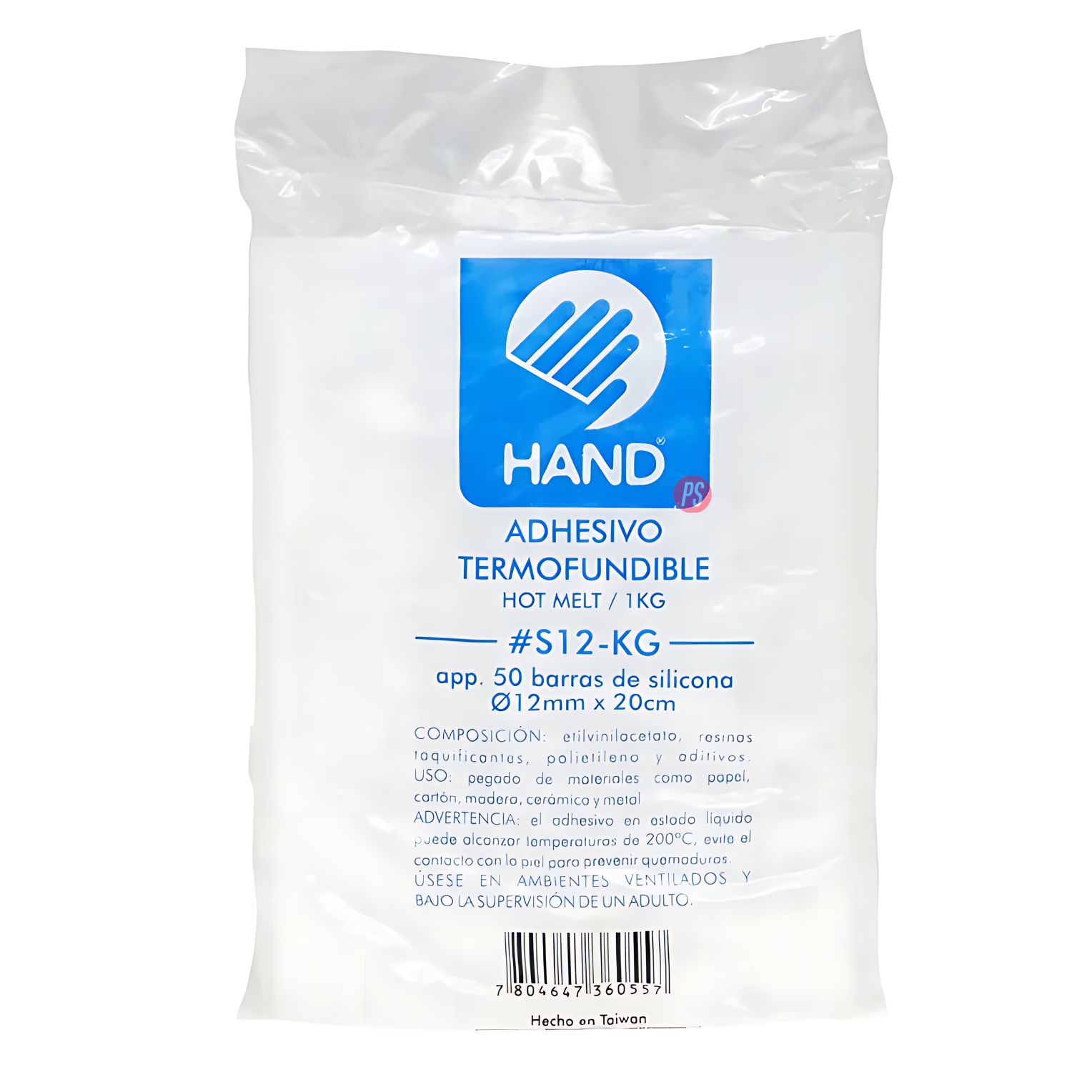50 BARRAS DE SILICONA 12MM 1KG DE 20CMS - PS - 2