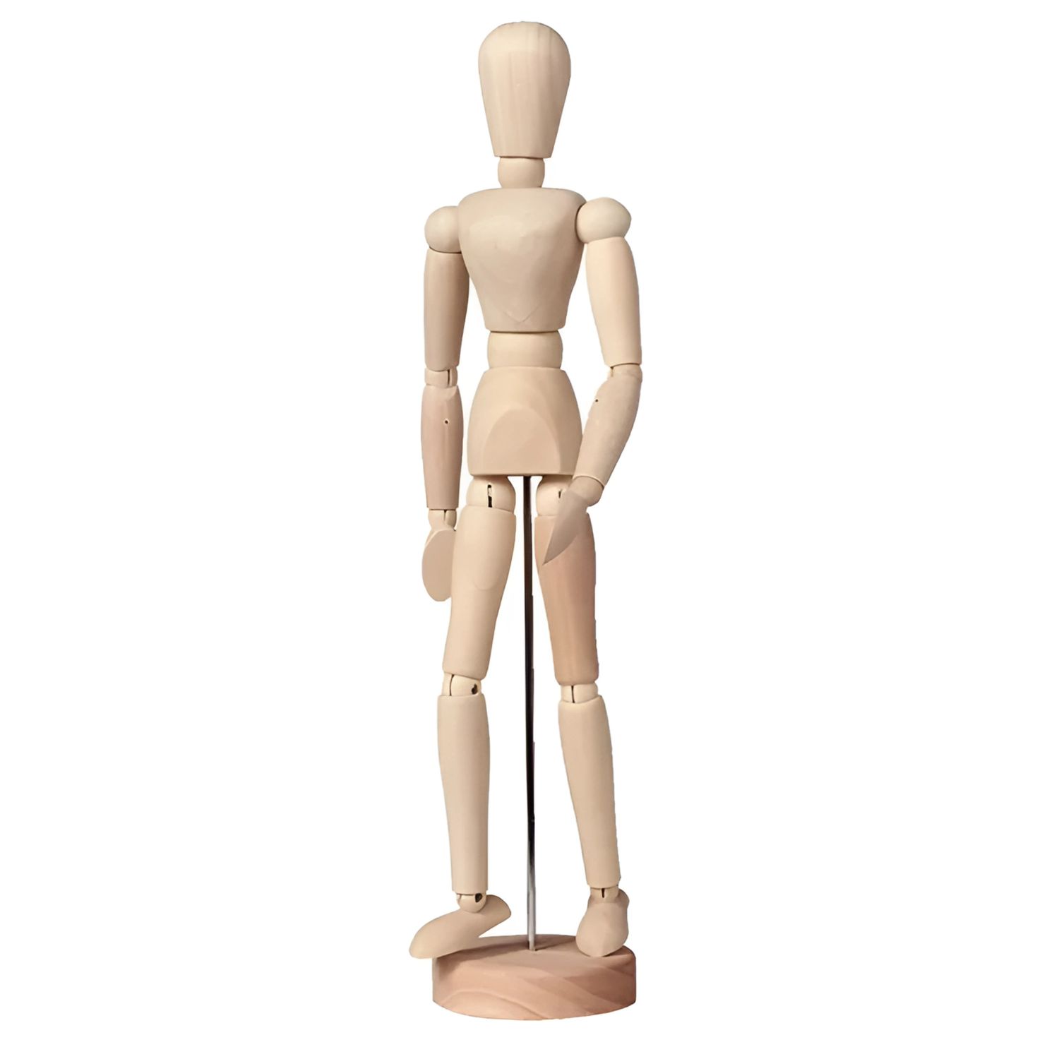 MANIQUÍ ARTICULADO MASCULINO 30CM DE MADERA - PS - 1