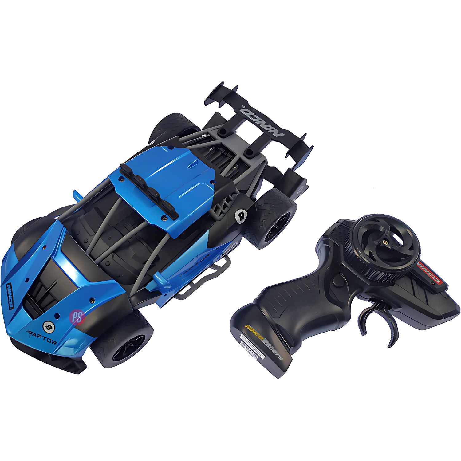 AUTO RC MODELO RAPTOR 1/16 25X12X7CM CON BATERÍA - PS - 2