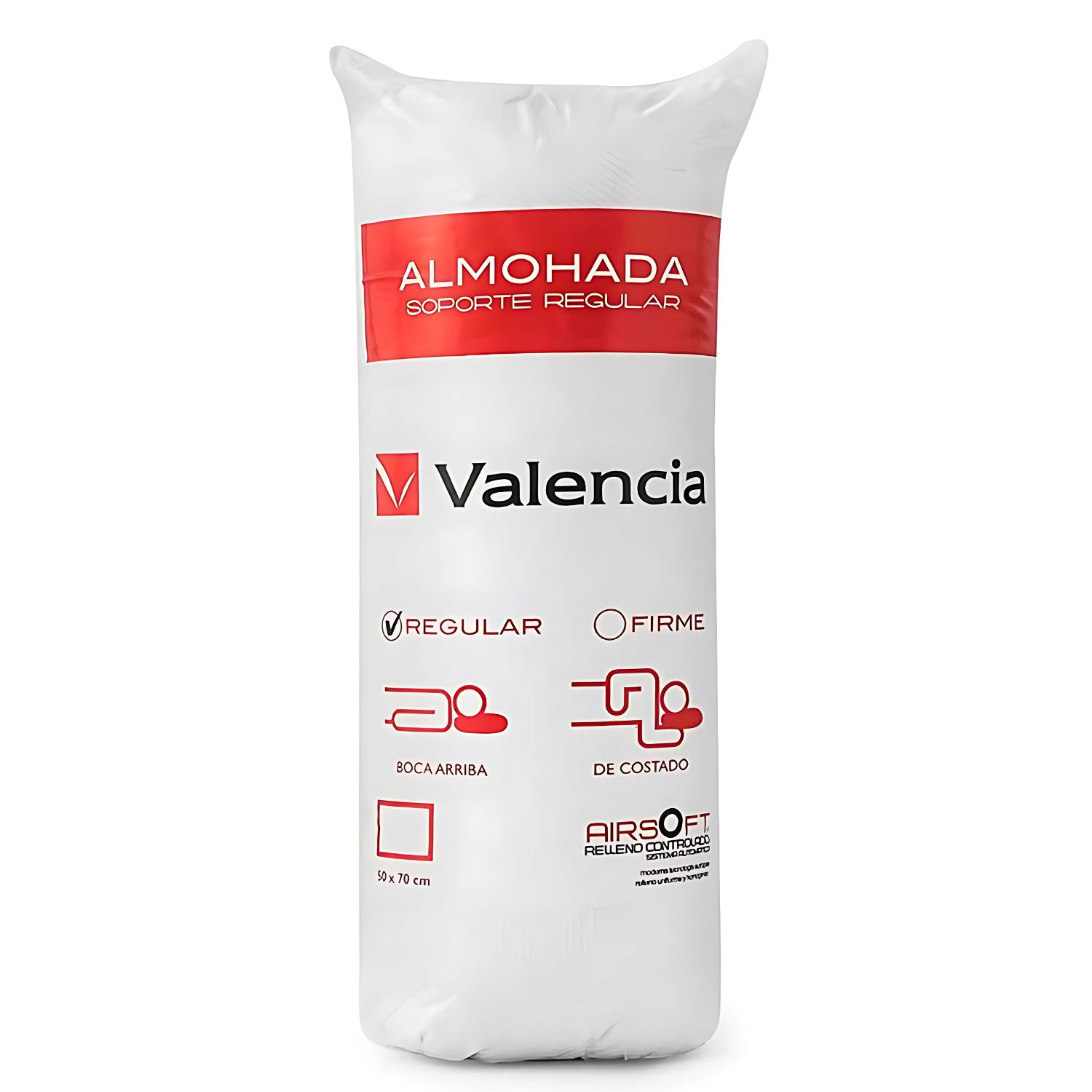 ALMOHADA MICROFIBRA 50X70CM VALENCIA - PS - 1