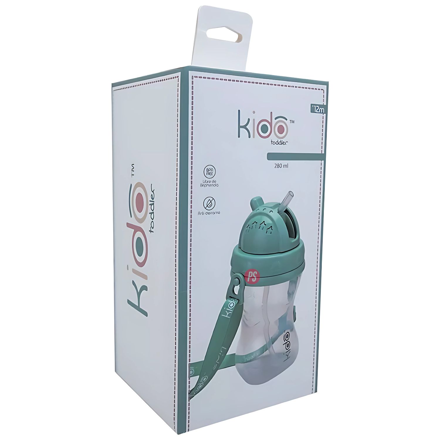 BOTELLA TOMA JUGO TODDLER 280ML NIÑOS COLORES KIDO - PS - 4