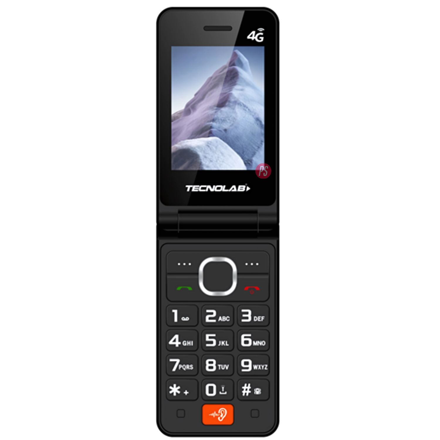 TELÉFONO SENIOR 4G DOBLE PANTALLA, CÁMARA Y SOS COLORES - PS - 4